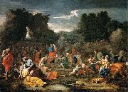 Nicolas Poussin 'The Jews Gathering the Manna in the Desert oil painting reproduction